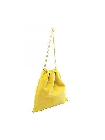 Loewe Loewe drawstring handbag, pouch, shoulder bag, cotton, women's, yellow (C822Q29X21) (view 2)