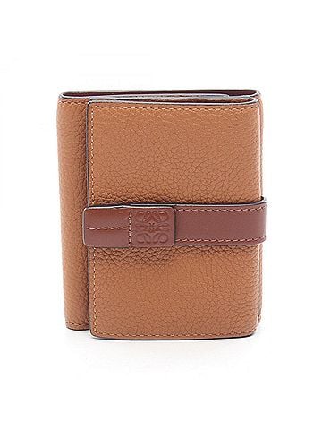Loewe Loewe Trifold Wallet, Leather, Women's, Brown, C660TR2X01 (view 1)