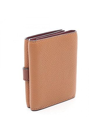 Loewe Loewe Trifold Wallet, Leather, Women's, Brown, C660TR2X01 (view 2)