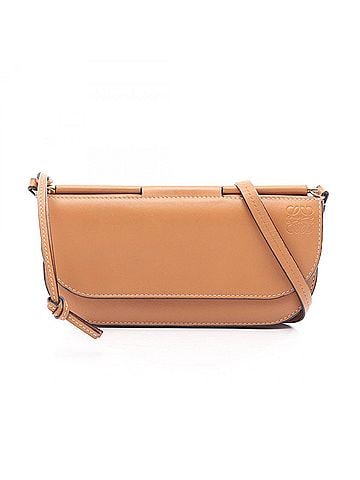 Loewe Loewe Gate Pochette Wallet Shoulder Bag Handbag Leather Women's Brown (view 1)