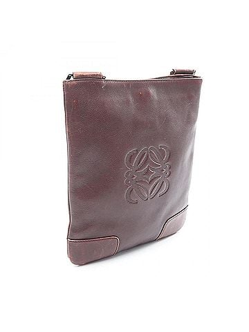 Loewe Loewe Anagram Shoulder Bag/Handbag, Leather, Women's, Brown (view 2)