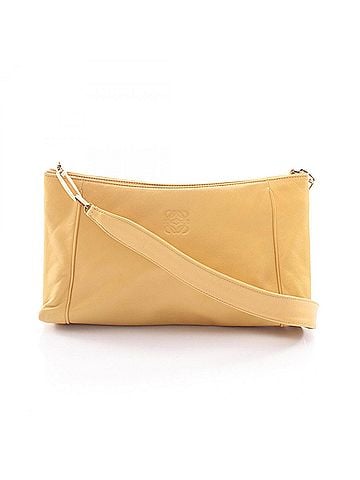 Loewe Loewe Anagram Shoulder Bag/Handbag, Leather, Women's, Yellow (view 1)