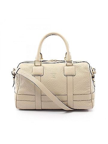 Loewe Loewe Paseo Bag 2-Way Handbag, Leather, Women's, Beige, 384.04CG41 (view 1)