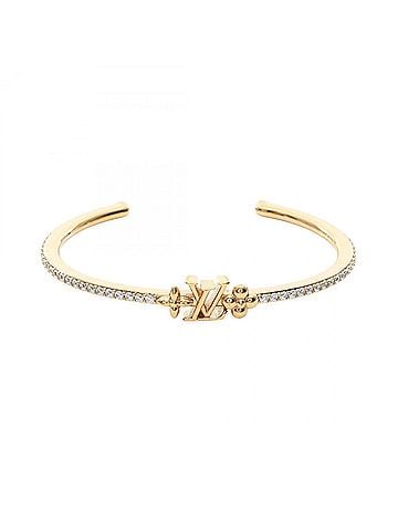 Louis Vuitton Louis Vuitton LOUIS VUITTON Rigid LV Iconic Bangle Accessory GP (Gold Plated) Women's Gold Tone (view 1)
