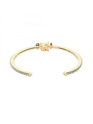 Louis Vuitton Louis Vuitton LOUIS VUITTON Rigid LV Iconic Bangle Accessory GP (Gold Plated) Women's Gold Tone (view 2)