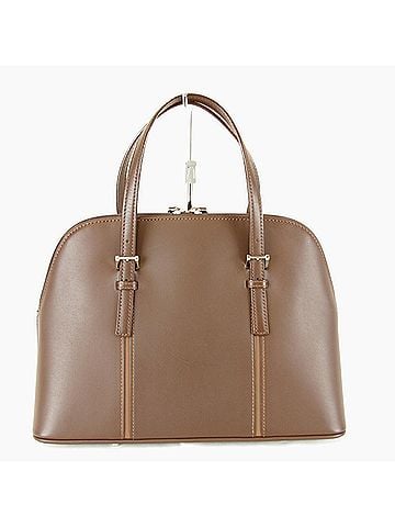 Burberry BURBERRY handbag, leather, brown, women's. (view 2)
