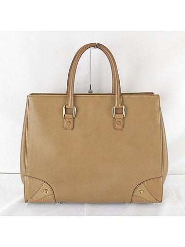 Gucci GUCCI 120897 212792 Leather Tote Bag, Camel, Women's (view 1)