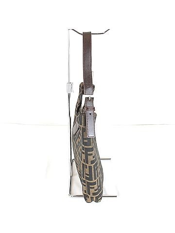 Fendi FENDI Zucca Bag Shoulder Canvas Khaki Women's (view 2)