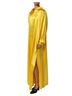 Dolce & Gabbana Basic 100% Silk Solid Yellow Yellow Silk Collared Button Down Maxi Women's Dress Size L - photo 2