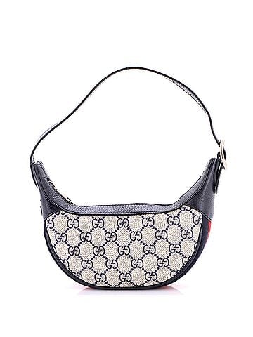 Gucci Ophidia Half Moon Bag GG Coated Canvas Mini (view 1)