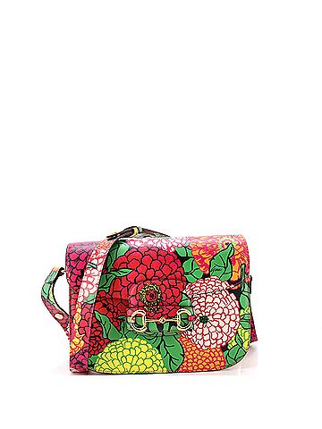 Gucci Horsebit 1955 Shoulder Bag Printed Leather Small (view 1)