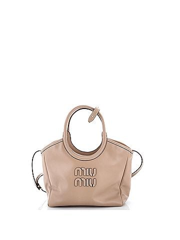 Miu Miu Ivy Tote Bag Leather Small (view 1)