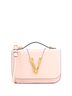 Versace 100% Leather Pink Virtus Flap Shoulder Bag Leather Small One size - photo 1