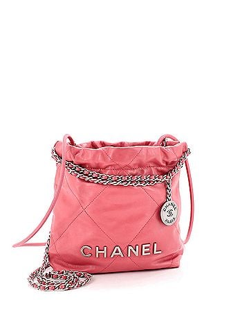 Chanel 22 Chain Hobo Quilted Calfskin Mini (view 1)