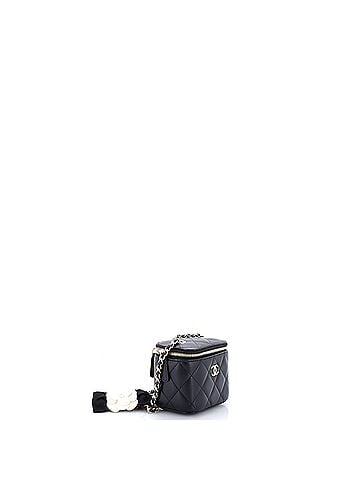 Chanel Classic Vanity Case with Resin Pearl Chain Quilted Lambskin Small (view 2)