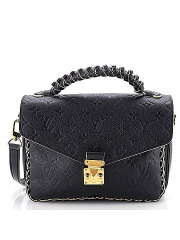 Louis Vuitton Braided Handle Pochette Metis Monogram Empreinte Leather (view 1)