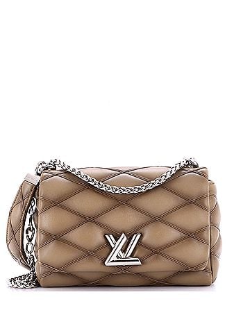 Louis Vuitton GO-14 Top Handle NM Handbag Malletage Leather MM (view 1)