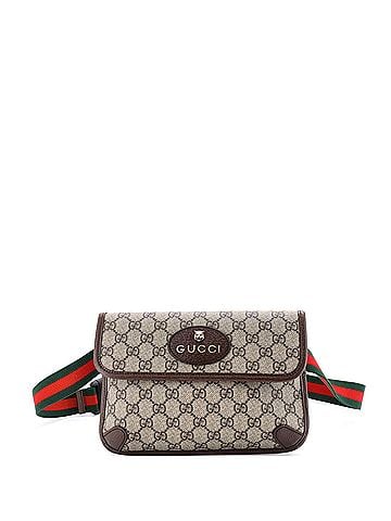 Gucci Neo Vintage Flap Belt Bag GG Coated Canvas (view 1)