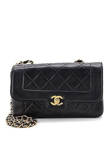 Chanel Vintage CC Chain Flap Bag Quilted Lambskin Small (view 1)