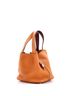 Hermès 100% Leather Brown Eclat Picotin Lock Bag Clemence MM One size - photo 3