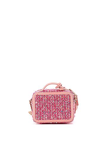 Chanel Filigree Vanity Case Quilted Tweed Small (view 2)