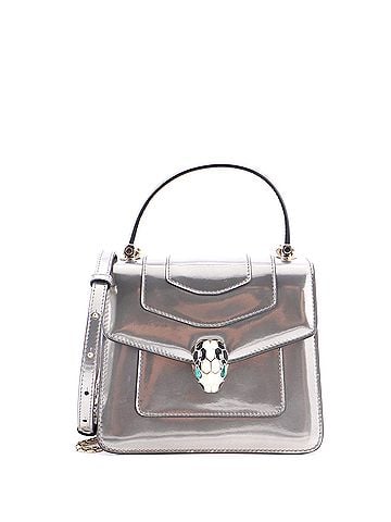 Bvlgari Serpenti Top Handle Bag Patent Small (view 1)