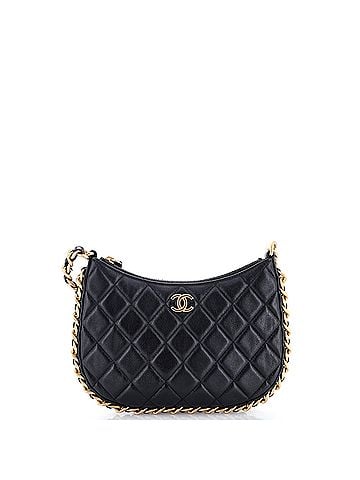 Chanel CC Chain Around Hobo Quilted Lambskin (view 1)