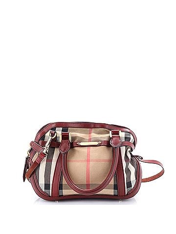 Burberry Bridle Orchard Bag House Check Canvas Small (view 1)