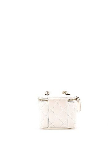 Chanel Camellia Bow Vanity Case with Chain Quilted Lambskin Mini (view 2)