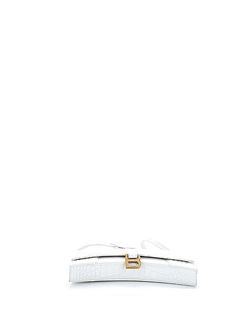 Balenciaga Hourglass Stretch Sling Bag Crocodile Embossed Leather (view 2)