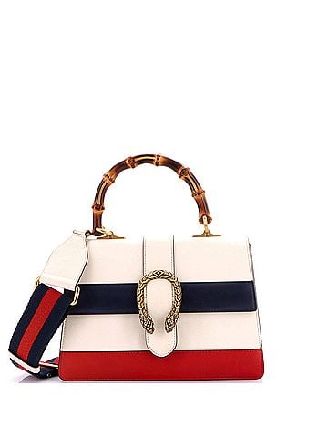 Gucci Dionysus Bamboo Top Handle Bag Colorblock Leather Medium (view 1)