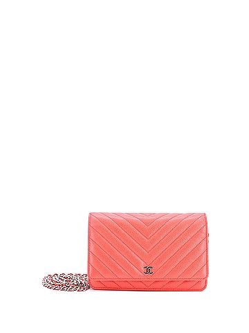 Chanel Wallet on Chain Chevron Caviar (view 1)