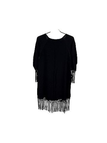 Cleobella Embroidered Fringe Tunic Cover-up Dress Casual Dress (view 2)