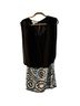 Jkara Graphic Black White Cocktail Dress Size 12 - photo 1