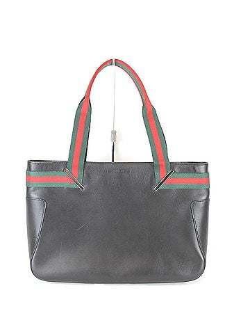 Gucci GUCCI Sherry Line 73983 002058 Tote Bag Leather Black Women's (view 1)