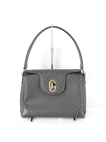 Gucci GUCCI Turnlock Old Gucci Shoulder Bag Micro GG Black Women's (view 1)