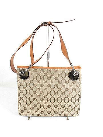 Gucci GUCCI 120841?200047 Shoulder Bag GG Canvas Orange Women's (view 1)