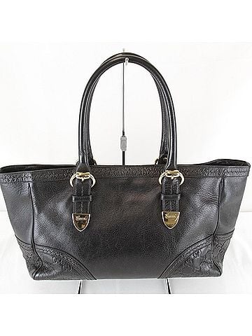 Gucci GUCCI Guccissima Black Tote Bag 181511 212792 (Women's) - Leather/Leather (view 2)