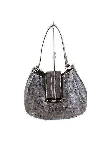 Gucci GUCCI 233608/213048 Handbag, Shima Leather, Black, Women's (view 1)