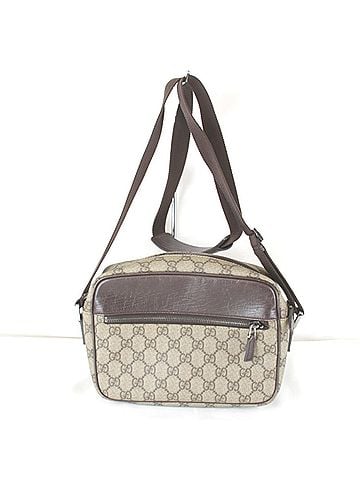 Gucci GUCCI 114291 002058 Shoulder Bag GG Supreme Canvas Beige Women's (view 1)
