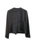 Catherine Malandrino Solid Gray Black Jacket Size M - photo 2