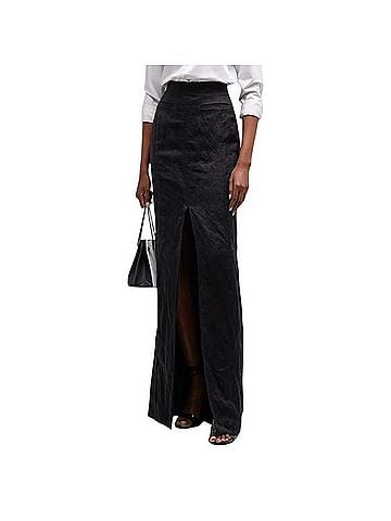 Jason Wu Collection Crinkle Maxi Skirt Formal Skirt (view 1)