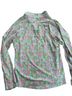 IBKUL Floral Multi Color Long Sleeve Button-Down Shirt Size XS - photo 2