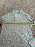 IBKUL Floral Multi Color Long Sleeve Button-Down Shirt Size XS - photo 4