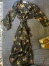 A.L.C. 100% Silk Floral Black Cocktail Dress Size 4 - photo 4
