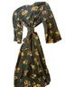 A.L.C. 100% Silk Floral Black Cocktail Dress Size 4 - photo 2