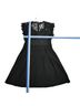 BCBGeneration 100% Polyester 100% Acetate Black Casual Dress Size 8 - photo 2