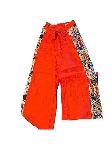 FARM Rio Red Toucan Linen Pant Linen Pants (view 1)