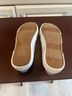 Nautica 100% Canvas Stripes Blue White Sneakers Size 8 1/2 - photo 7