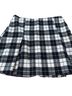 Carmar Plaid Black White Casual Skirt Size 0 - photo 1